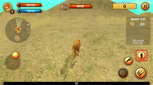 猎豹模拟器(猎豹捕猎游戏)