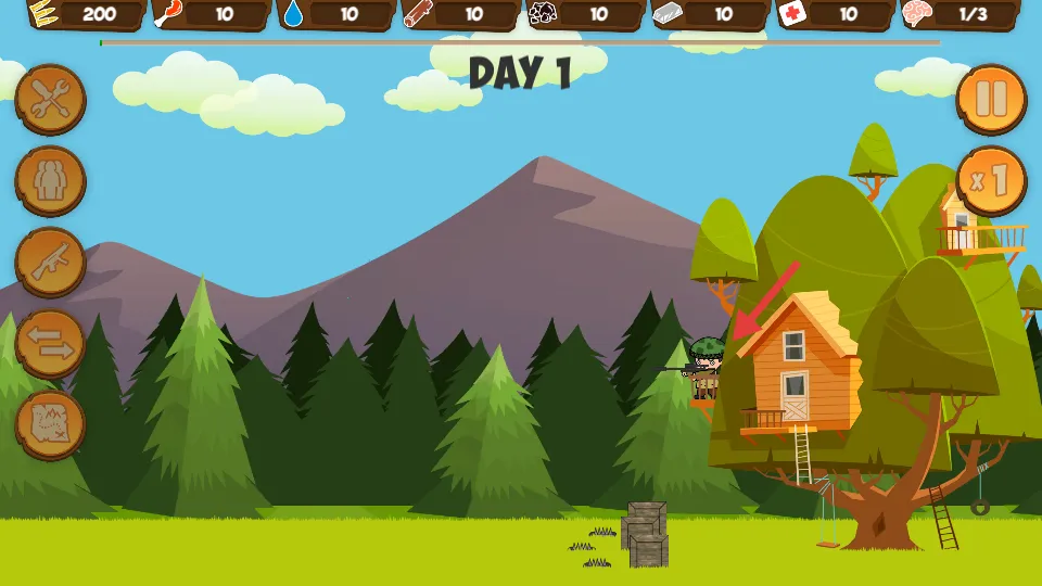 僵尸森林生存(僵尸生存游戏)