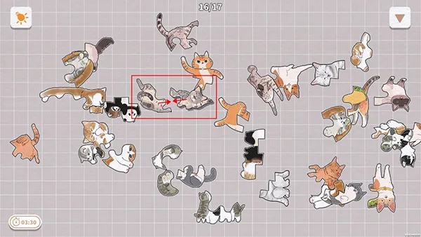 挤在一起的猫猫(猫咪拼图游戏) 挤在一起的猫猫(猫咪拼图游戏)